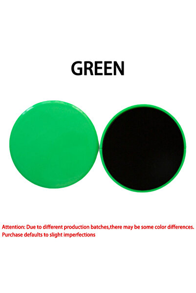 Choice أقراص انزلاق لليوغا بلون أخضر نعناعي، قطعتان بلون واحد، وسادات انزلاق ...