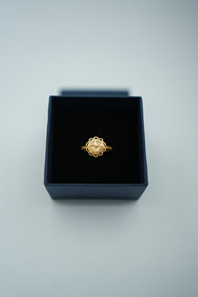 ERDEM KUYUMCULUK 14 Ayar Altın Tuğra Baskılı Yüzük