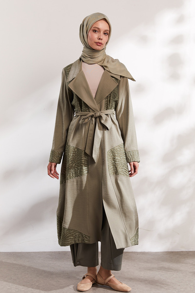 Setrms Organze Kombinli Pardösü