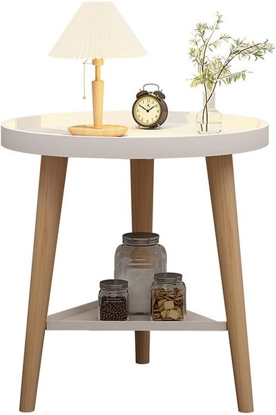 Generic Night Stand Bedside Table Double Design Coffee Table Heightened Sidewall Bedroom Furniture Triangula