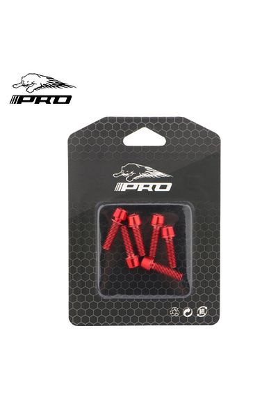 Choice Red M5*18mm Bicycle Stem Screw 6pc Stainless Steel Road Mountain Bike Stem Bolts Durable Bike Handle