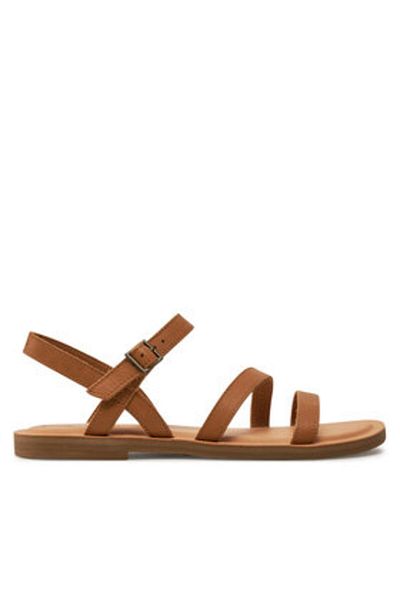 Toms Sandale damă maro TOMS-10020825 200 TAN LTHR WM KIRA SAND TAN