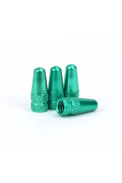Choice 4pcs green 4/8pcs Aluminum Alloy Bicycle Tire FV Valve Cap MTB Road Bike Covered Protector Road MTB