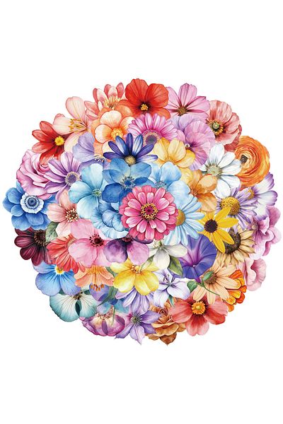 Choice 50PCS 50PCS Creative Retro Flower Ins Style Stickers Phone Cases Notebook Water Cups DIY Adhesive Ma