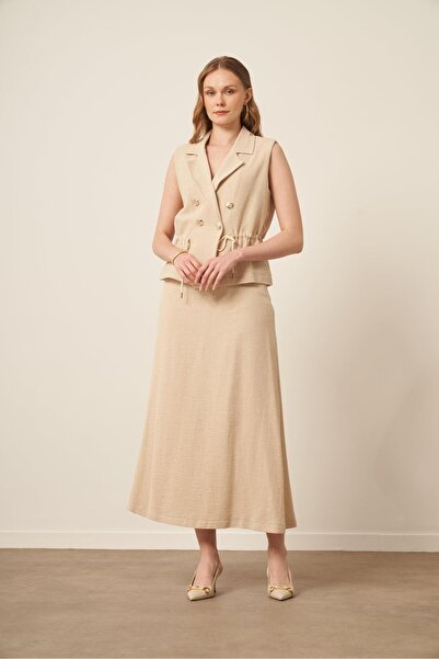 FTZ WOMEN Women's Straw Double Suit Natural 31163