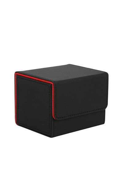Choice Black-red Hot Trading Card Deck Box Holder Large MTG Card Organizer Storage Collectible Game Card Ca