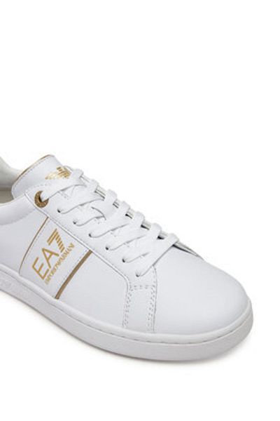EA7 Emporio Armani Teniși bărbați albi EA7 EMPORIO ARMANI-X8X102 XK346 U447 ALB+DETALIU AURIT