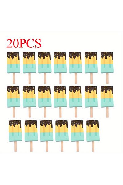 Choice 10.2x8.8x2.7 Pink 20pcs Party Candy Box Cute Cartoon Drawer Party Favors Ice Cream Shape Gift Boxes