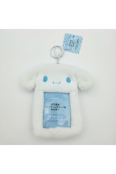 Miniso Cinnamoroll Kawaii Cartoon Anime My Melody Kuromi Plush Card Holder Cute 3-inch Hello Kitty Cinnamor