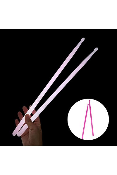 Choice pink Miwayer Luminous Drum Stick Light Up Drum Sticks1Pair in The Dark Musical Instruments Stage Per