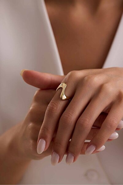 Sembol Gold 14 Ayar Altın Sarmal Tasarım Yüzük