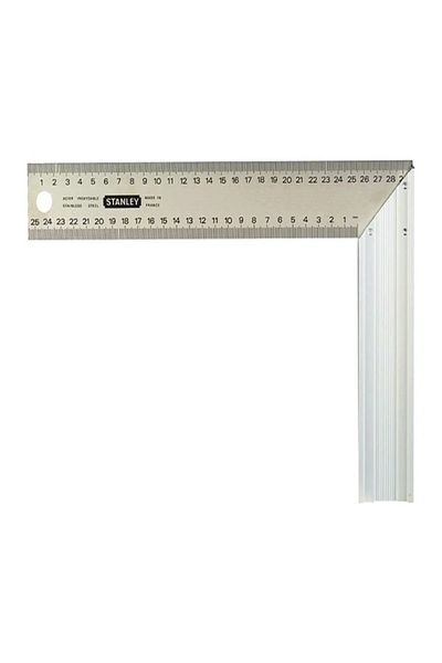 Stanley Deep Etched Stainless Steel Carpenters Try Square