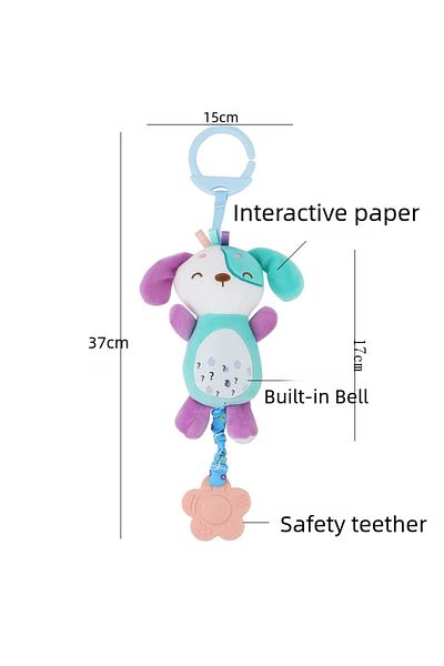 Choice AC-3 New Soft Stuffed Animal Rattle Hand Grip Baby Toys Shaker Crinkle Squeaky Sensory Travel Access
