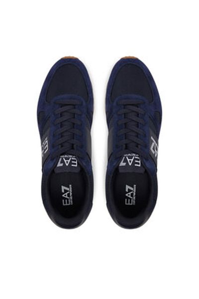 EA7 Emporio Armani Teniși albaștri pentru bărbați EA7 EMPORIO ARMANI-X8X151 XK354 U456 SKY CAPTAIN+WHITE