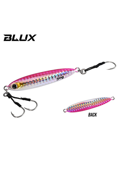 Choice طعم صيد السمك المعدني النحيف من Color A BLUX Slow Blatt Cast Slim 20 ج...