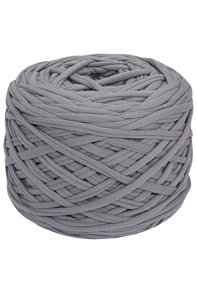 Choice بدون جانب رمادي 1 قطعة خيط تي شيرت بعرض 2 سم، خيط محبوك من القماش المنسوج 200 جرام، للصناعات اليدوية