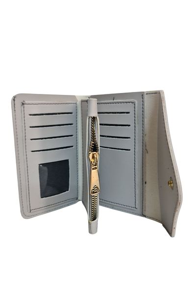 Gloria Gloria Modex Women's Snap Closure Coin Zipper Multi-Compartment Women's Wallet Accessory