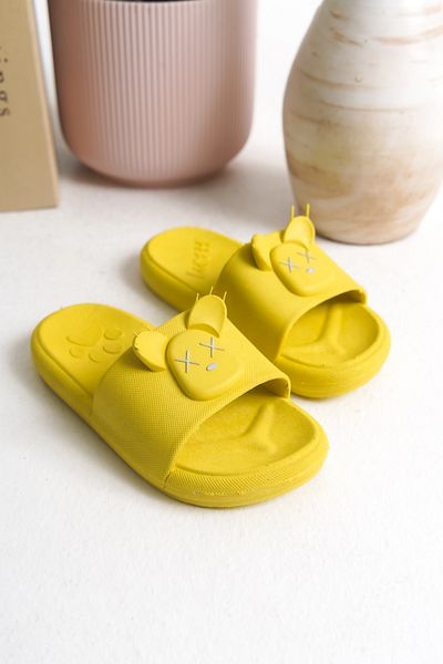 JAKJOUR Unisex Children's Slippers Yellow Non-Slip Sole Animal Figured Daily Comfortable Useful Sports