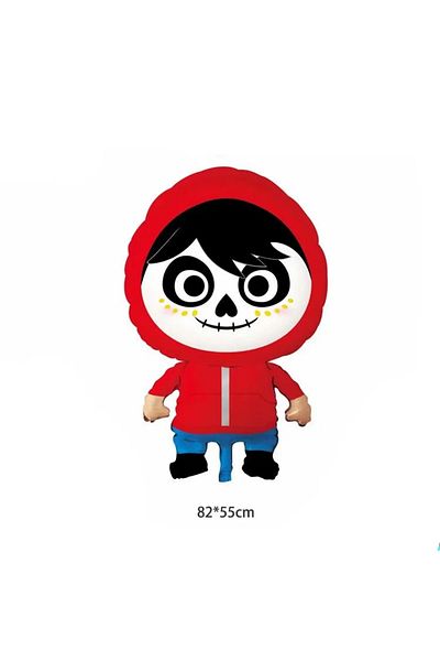 Miniso 1 pcs Cartoon Disney Coco Foil Balloons Boy Birthday Decoration Air Balloon Children Party Decoratio