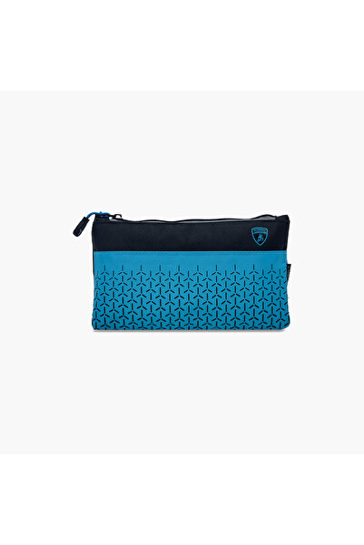 Lamborghini Printed Pencil Pouch with Zip Closure