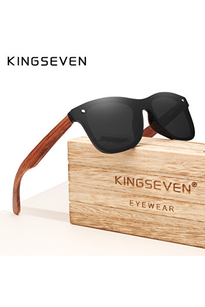 Choice Other Gray Bubinga wood KINGSEVEN Polarized UV400 Sunglasses For Men Brand Wooden Vintage Mirror Len