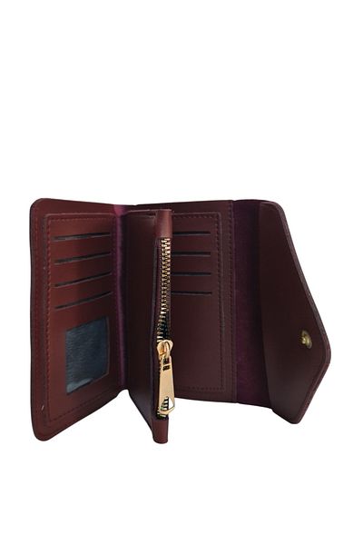 Gloria Gloria Modex Women's Snap Closure Coin Zipper Multi-Compartment Women's Wallet Accessory