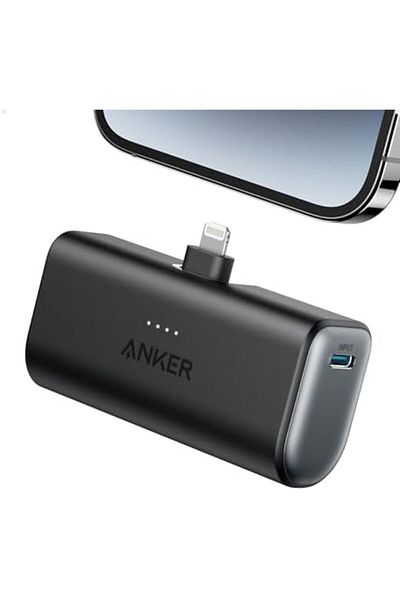 Anker 621 Power Bank with Lightning Connector, 12W Portable Charger, Apple Certified, 5000mAh, Compa