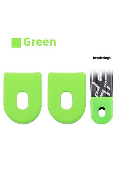 Choice Green1pair MEROCA Bicycle Crank Arm Protector Cover Silicone Crankset Case Bicycle Crank Protective
