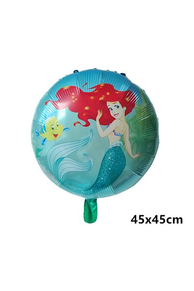 Disney As Picture style-5 Disney Princess Little Mermaid Ariel Party Balloons Number Foil Balloon Kids Birt