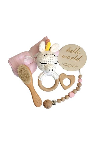 OEM Set bebelusi "Hello World", model Unicorn