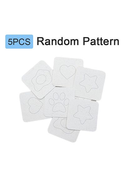 Choice Square 8cm pro 5PCS Foam Texture Painting Paper DIY Creative 3D Art Drawing Sponge Paper Compressed