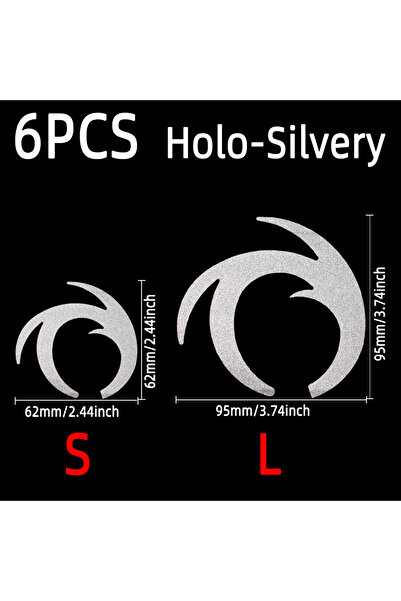 Choice 6 قطع من خيوط ربط الذباب المصنوعة من السيليكون ذات الذيل التنين المتحر...