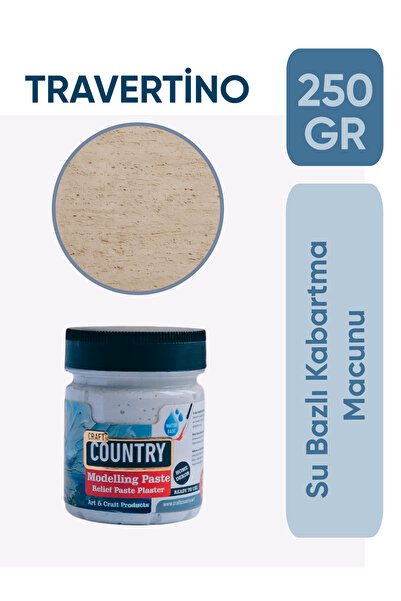 Craft Country Travertino Su Bazlı Kabartma Macunu 250GR