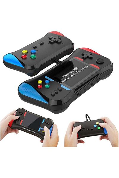 CONSOLEX Rechargeable Handheld Game Console for Kids Adults, 3.5'' LCD Screen Retro Handheld Game Console, 50