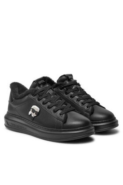 Karl Lagerfeld Men's Sneakers black KARL LAGERFELD-KL52531L 00X BLACK LTHR / MONO
