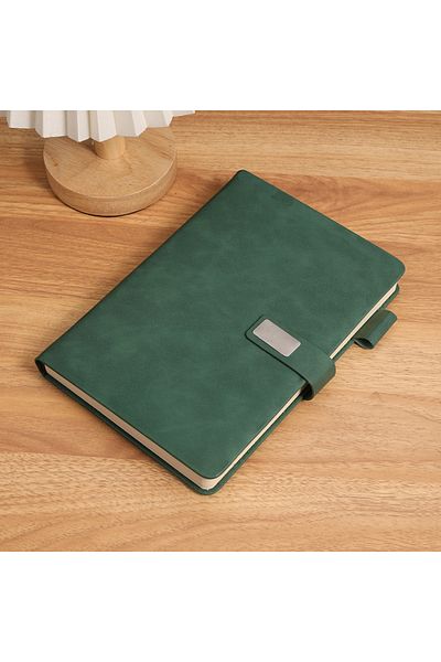 Choice A5 green Vintage A5 Leather Notebook with Leather Notebook Cover, Personalized Soft Cover and Bookma