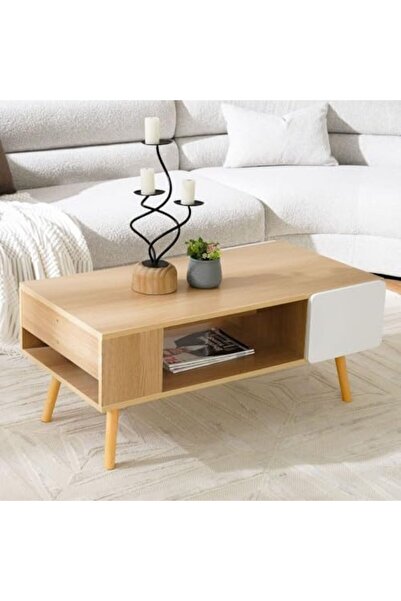 Generic طاولة قهوة متعددة الوظائف، مكتب غرفة المعيشة، طاولة مركزية موفرة للمساحة، أثاث بتصميم عصري