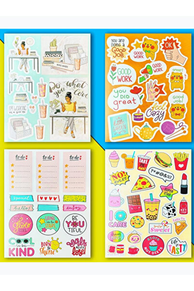 Mielibon دفتر ملصقات DIY 16 صفحة |   600+ ملصق