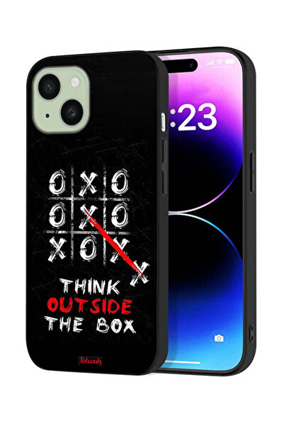 Tolwak غطاء حماية لجهاز Apple iPhone 15 - فكر خارج الصندوق