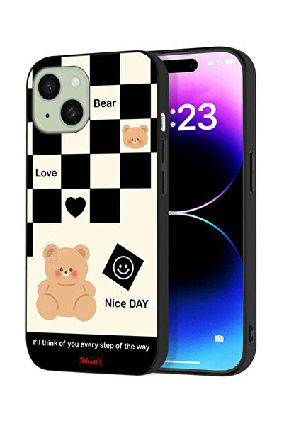 Tolwak غطاء حماية لجهاز Apple iPhone 15 سأفكر فيك في كل خطوة على الطريق