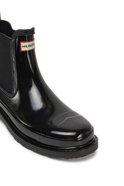 Hunter Ghete Wellington pentru femei negre HUNTER-WFS1018RGL BLACK