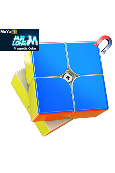 Choice MF8879 Magnetic2x2 MoYu RS2M Evolution 2x2 Magnetic speed mgaic cube 2x2 educational toy magnet cu