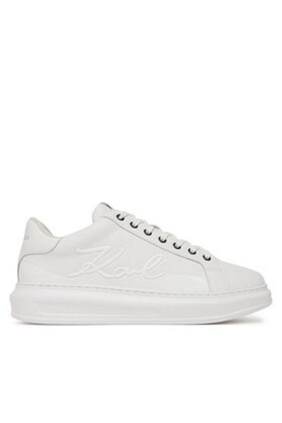 Karl Lagerfeld Men's Sneakers white KARL LAGERFELD-KL52548F 01W WHITE LTHR / MONO