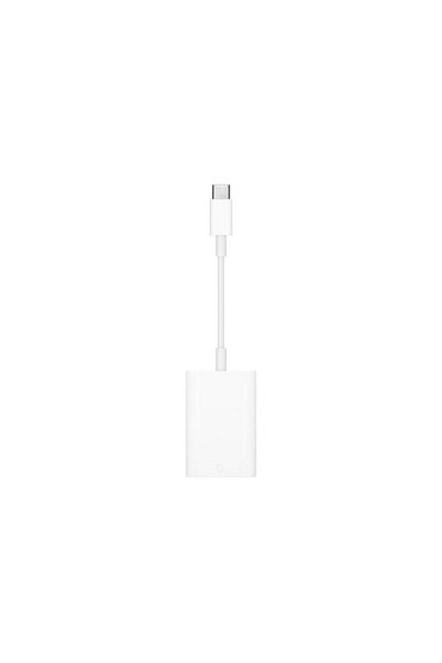 Apple Adaptor Apple MW653ZM/A, USB-C la SD Card Reader (Alb)