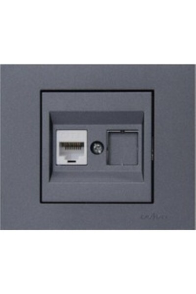 OVİVO GRANO FÜME NÜMERİS TELEFON PİRİZ CAT3 (ÜRÜN ÇERÇEVESİZDİR)