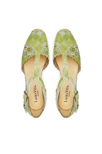 LAURA VITA Women's shoes green LAURA VITA-REYANO 57 ANIS