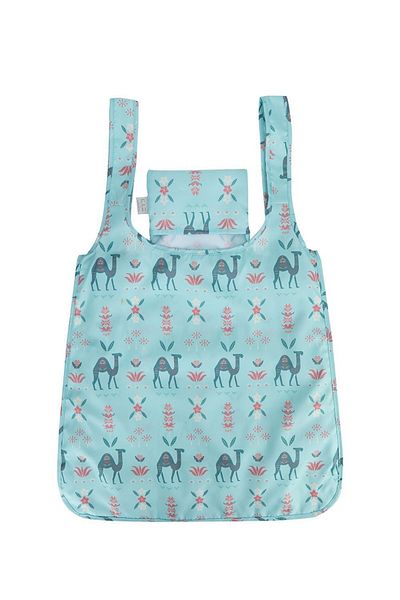 Shababuna X Hnak Foldable Multi-use Bag - Pastel Green