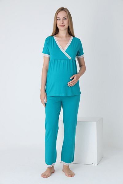 Miss Dünya Lissa Maternity and Pregnant Pajamas Set Suitable for Breastfeeding