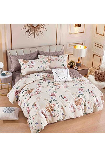 CHIRASO CHIRASO Linen, FINET 6 Pieces, Classic Sheet 234x240cm, Cheerful and Colorful Print