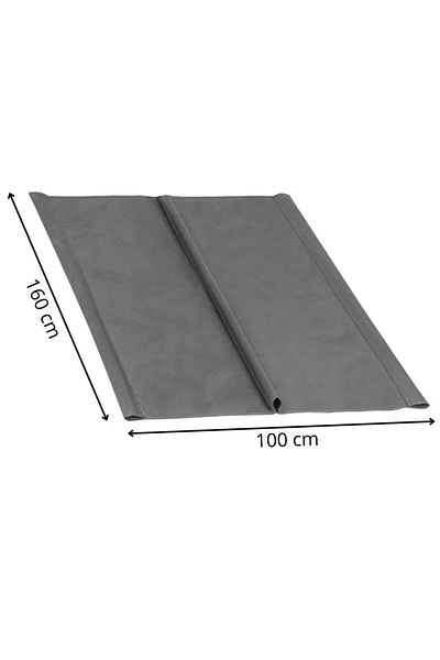 SERSIMO Canvas Cover for Garden Swing, 160x100 Cm, Grey – Waterproof Material